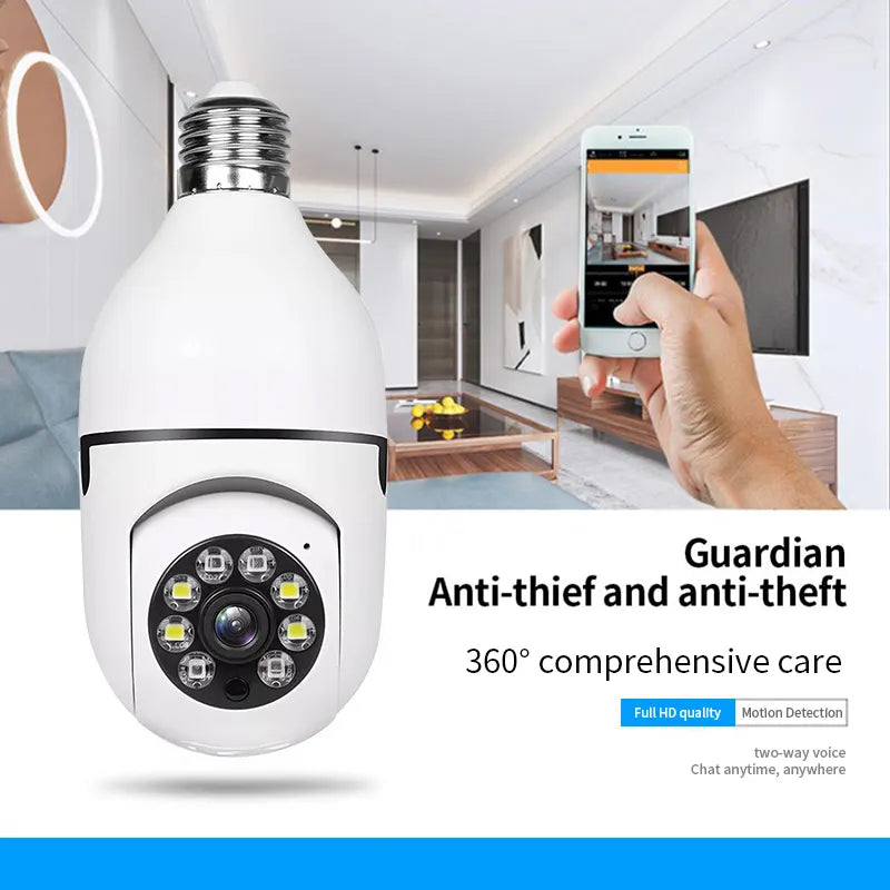 CAMARA DE SEGURIDAD TIPO BOMBILLO