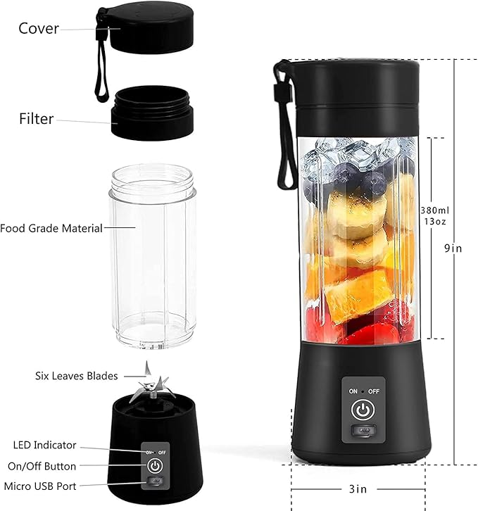 Licuadora Portátil Recargable USB
