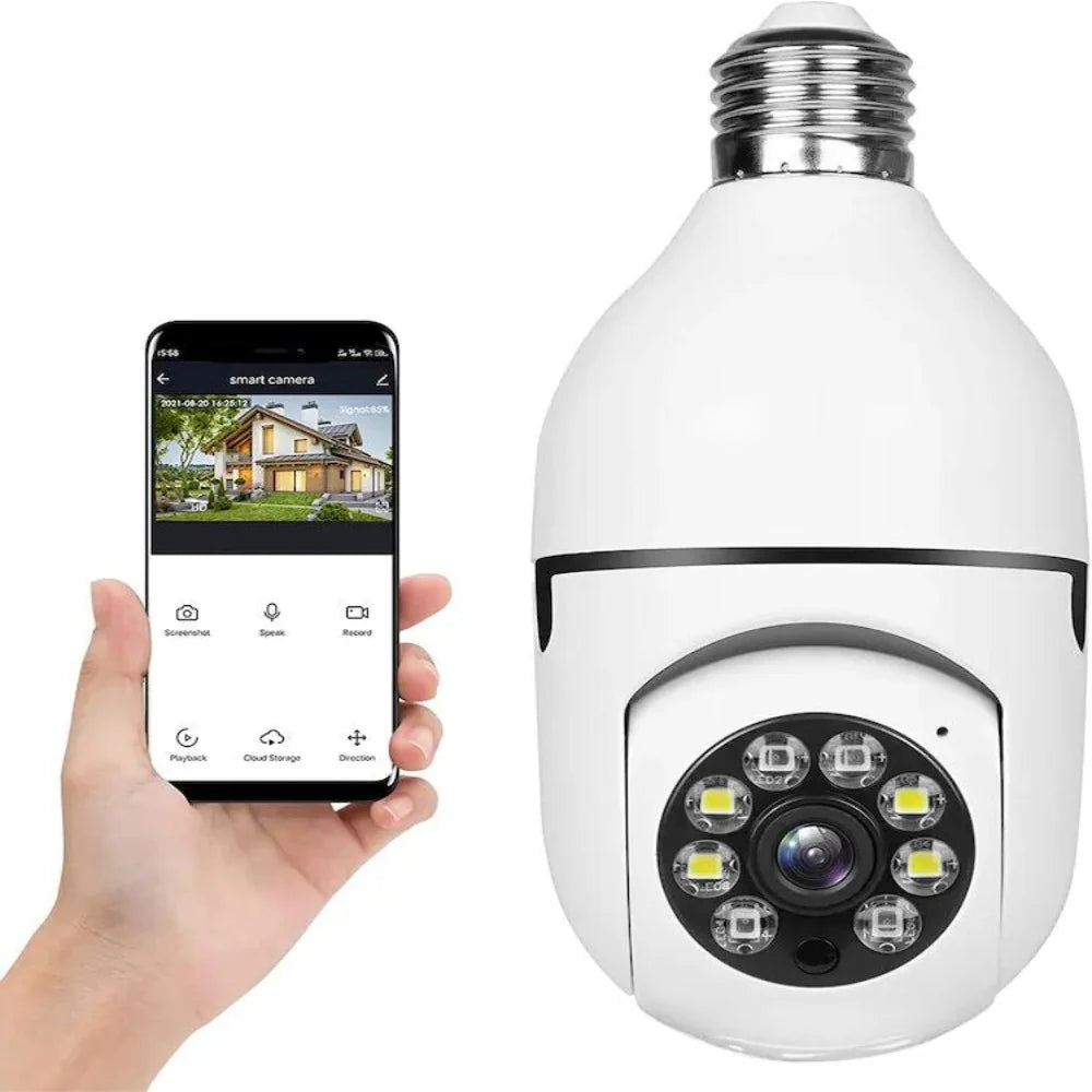CAMARA DE SEGURIDAD TIPO BOMBILLO